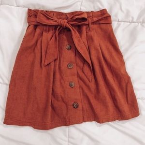 Hollister button up skirt